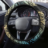 Masefau American Samoa Whale Steering Wheel Cover Polynesian Tribal Pattern Tropical Hibiscus TS04 - Polynesian Pride