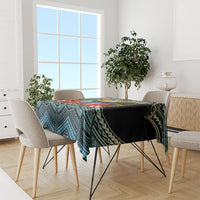 Personalized Masefau American Samoa Whale Tablecloth Polynesian Tribal Pattern Tropical Hibiscus TS04 - Polynesian Pride