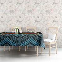 Personalized Masefau American Samoa Whale Tablecloth Polynesian Tribal Pattern Tropical Hibiscus TS04 - Polynesian Pride