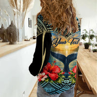 Personalized Masefau American Samoa Whale Women Casual Shirt Polynesian Tribal Pattern Tropical Hibiscus TS04 - Polynesian Pride