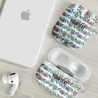 Personalized Masefau American Samoa AirPods Case Vintage Whale Hibiscus Ocean Waves TS04 - Polynesian Pride
