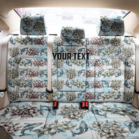 Personalized Masefau American Samoa Back Car Seat Cover Vintage Whale Hibiscus Ocean Waves TS04 - Polynesian Pride