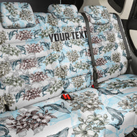 Personalized Masefau American Samoa Back Car Seat Cover Vintage Whale Hibiscus Ocean Waves TS04 - Polynesian Pride