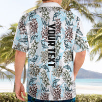 Personalized Masefau American Samoa Hawaiian Shirt Vintage Whale Hibiscus Ocean Waves TS04 - Polynesian Pride
