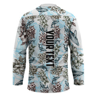 Personalized Masefau American Samoa Hockey Jersey Vintage Whale Hibiscus Ocean Waves TS04 - Polynesian Pride