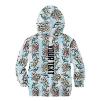 Personalized Masefau American Samoa Kid Hoodie Vintage Whale Hibiscus Ocean Waves TS04 - Polynesian Pride