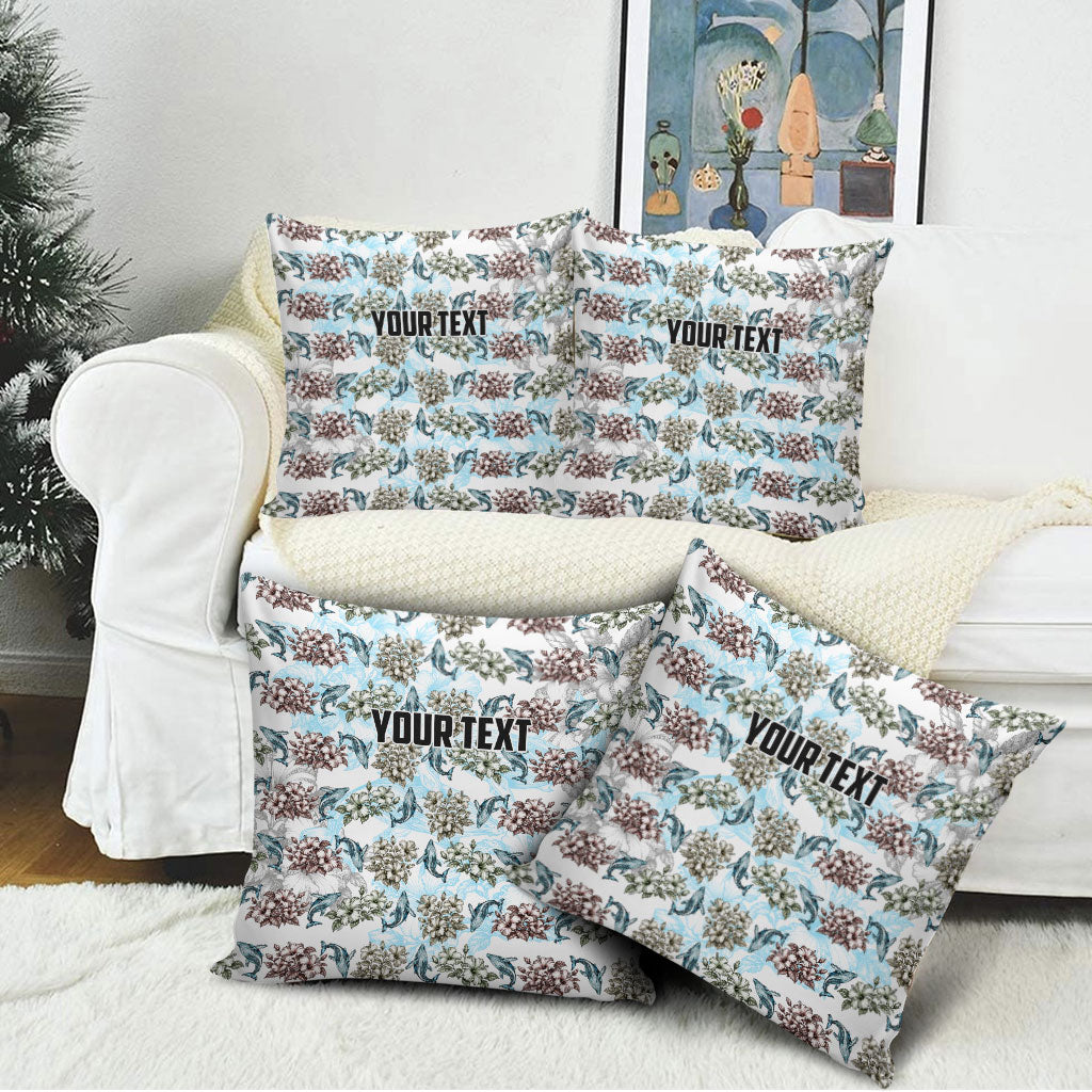 Personalized Masefau American Samoa Pillow Cover Vintage Whale Hibiscus Ocean Waves TS04 - Polynesian Pride