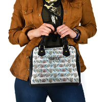 Personalized Masefau American Samoa Shoulder Handbag Vintage Whale Hibiscus Ocean Waves TS04 - Polynesian Pride