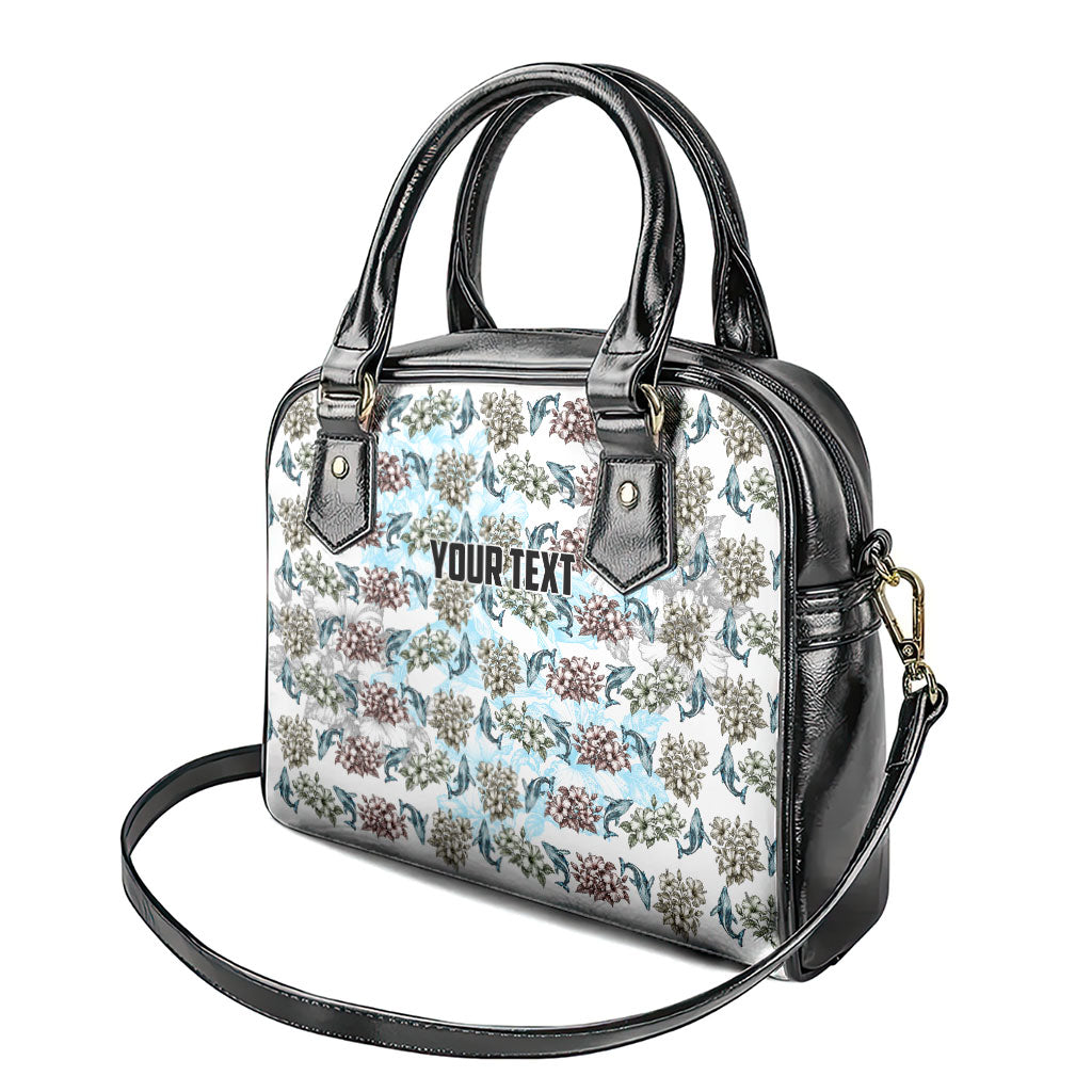 Personalized Masefau American Samoa Shoulder Handbag Vintage Whale Hibiscus Ocean Waves TS04 - Polynesian Pride