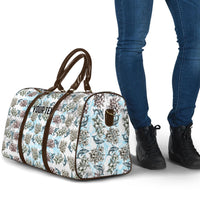 Personalized Masefau American Samoa Travel Bag Vintage Whale Hibiscus Ocean Waves TS04 - Polynesian Pride
