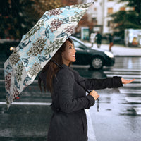 Personalized Masefau American Samoa Umbrella Vintage Whale Hibiscus Ocean Waves TS04 - Polynesian Pride