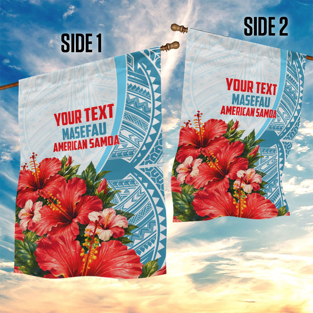 Personalized American Samoa Masefau Garden Flag Hibiscus Tropical Floral Whale Polynesian Tribal Pattern TS04 - Polynesian Pride