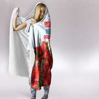 Personalized American Samoa Masefau Hooded Blanket Hibiscus Tropical Floral Whale Polynesian Tribal Pattern TS04 - Polynesian Pride