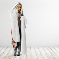 Personalized American Samoa Masefau Hooded Blanket Hibiscus Tropical Floral Whale Polynesian Tribal Pattern TS04 - Polynesian Pride