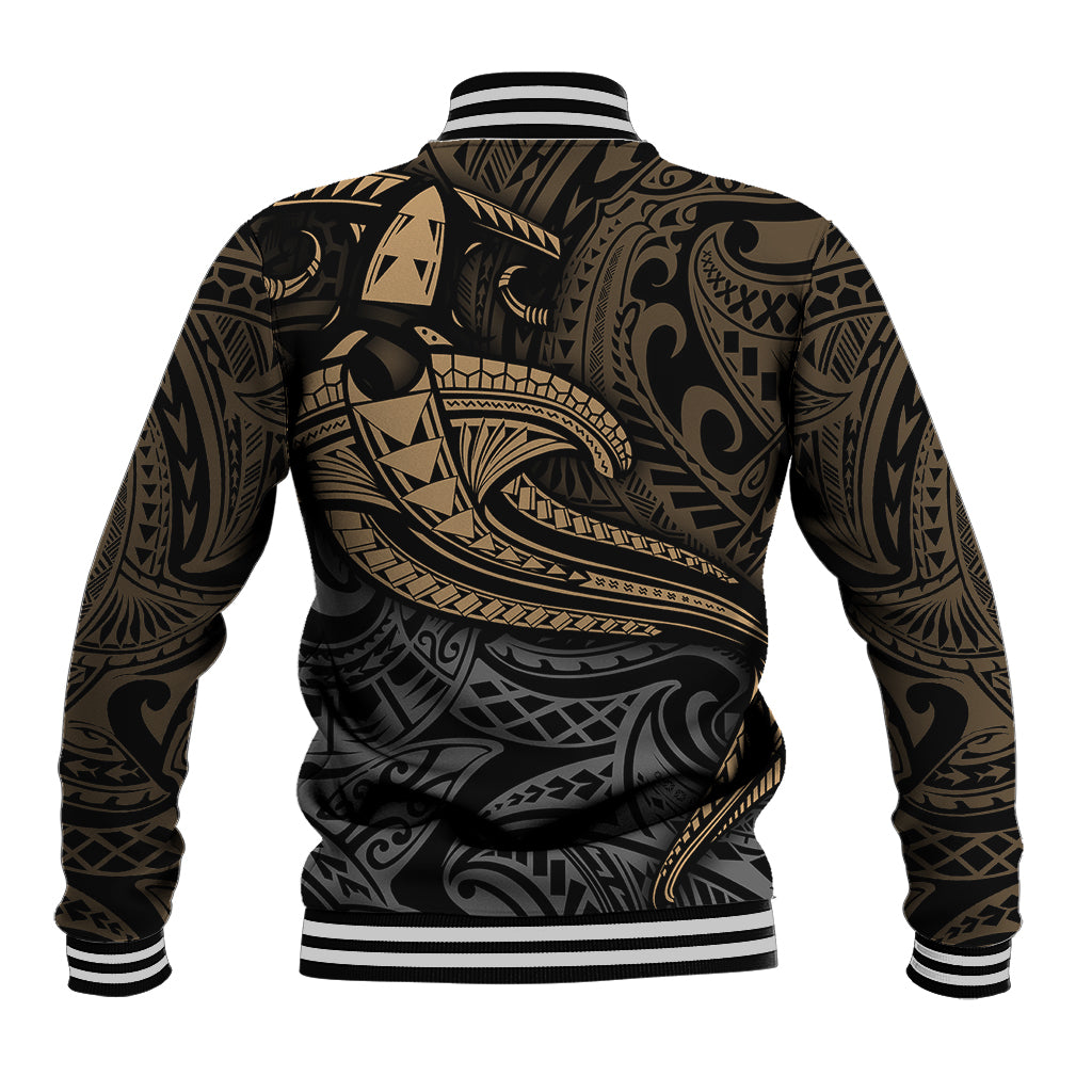 Polynesian Baseball Jacket Hammerhead Shark Tribal Pattern TS04 - Polynesian Pride