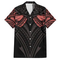 Feminine Polynesian Family Matching Short Sleeve Bodycon Dress and Hawaiian Shirt Mandala Tattoo Style TS04 Dad's Shirt - Short Sleeve Black - Polynesian Pride