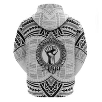 Aiga Samoa Raised Fist Hoodie Polynesian Tribal Tattoo Art Family Pride TS04 - Polynesian Pride