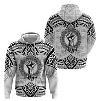 Aiga Samoa Raised Fist Hoodie Polynesian Tribal Tattoo Art Family Pride TS04 - Polynesian Pride
