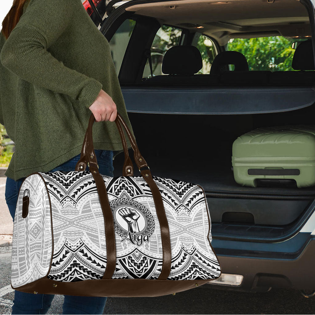 Aiga Samoa Raised Fist Travel Bag Polynesian Tribal Tattoo Art Family Pride TS04 - Polynesian Pride