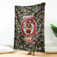 Samoa Aiga Polynesian Blanket Tropical Floral Hibiscus Pattern Island Heritage TS04 - Polynesian Pride