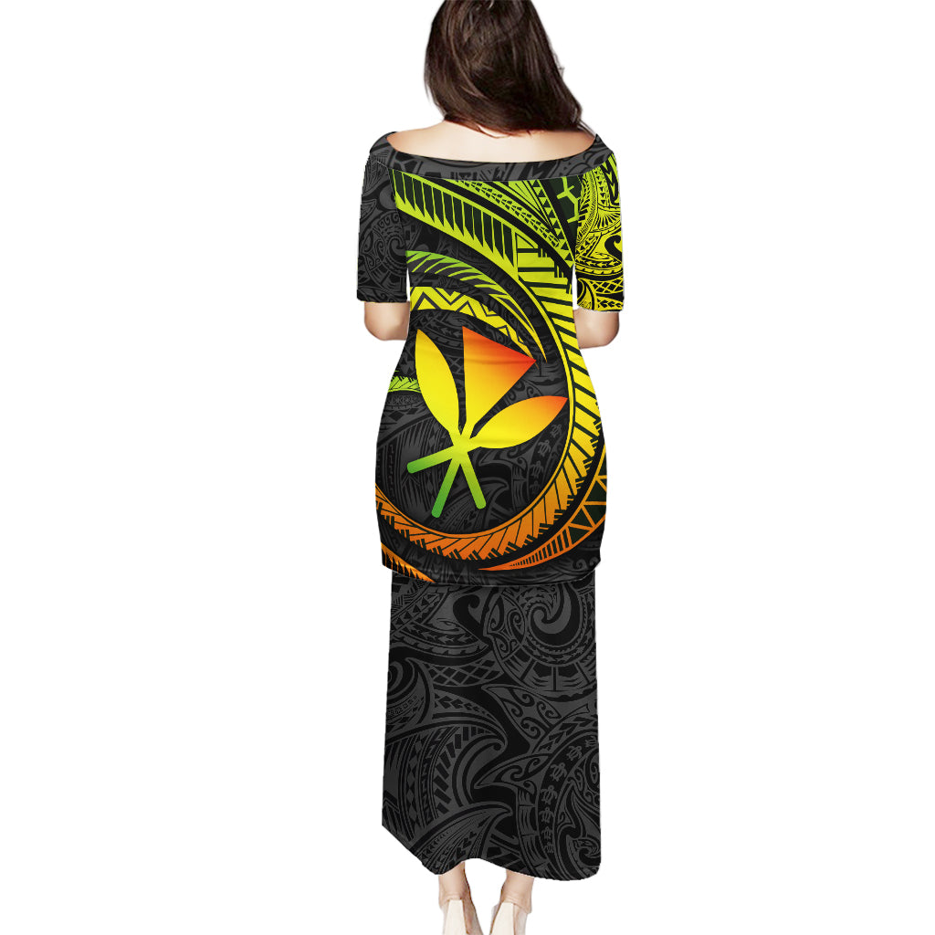 Hawaii Kanaka Maoli Puletasi Polynesian Tornado Infusion Gradient TS04 - Polynesian Pride