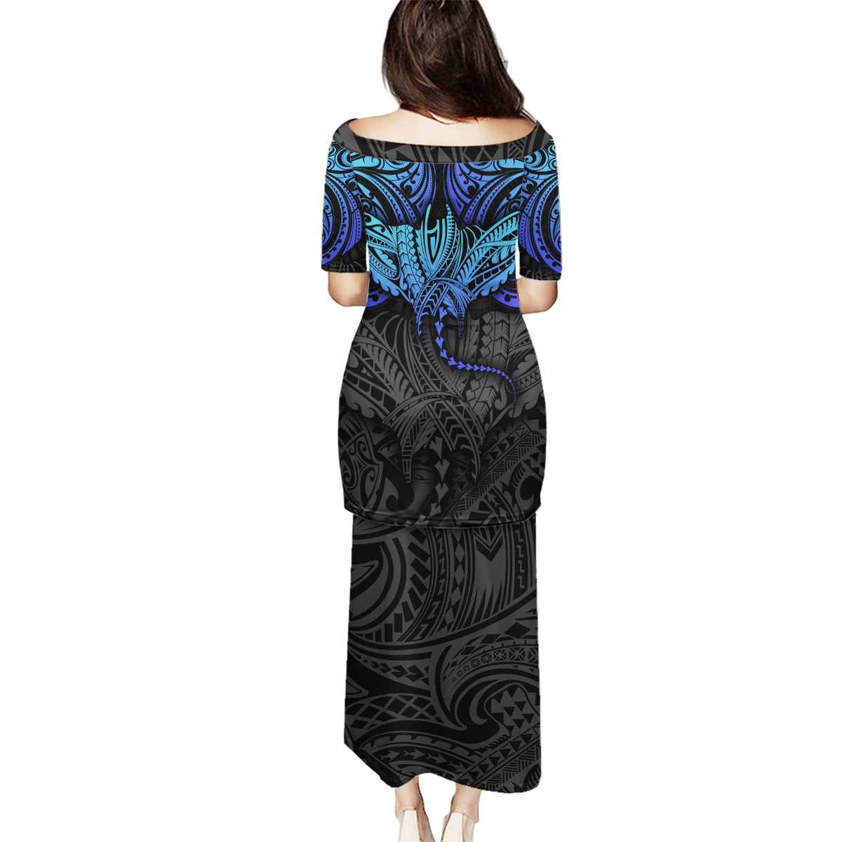 Polynesian Ray Pattern Puletasi TS04 - Polynesian Pride