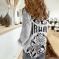 Hawaii Women Casual Shirt with Polynesian Turtle TS04 - Polynesian Pride