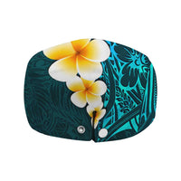 Turquosie Polynesia Jeff Hat Plumeria Tropical Leaves Galaxy Polynesian Art LT14 - Polynesian Pride