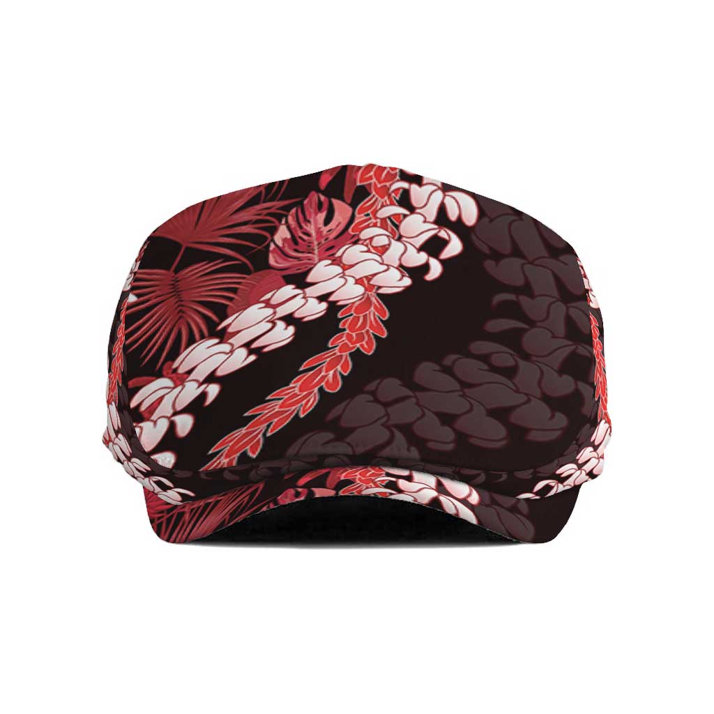 Ulaula Aloha Hawaii Lei Jeff Hat Tropical Flowers Elegant Vibe - Polynesian Pride