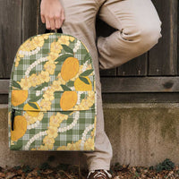 Uliuli Ahiahia Hawaiian Mango Palaka Backpack Aloha Hibiscus Pikake Lei LT9 - Polynesian Pride