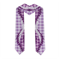 Violet Hawaii Palaka Graduation Stole Hawaiian Honohono Lei