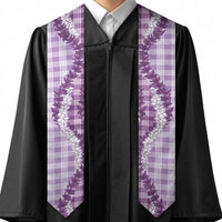 Violet Hawaii Palaka Graduation Stole Hawaiian Honohono Lei
