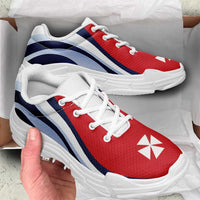 Wallis And Futuna Chunky Sneakers Flag-Inspired Curve Style LT05 - Polynesian Pride