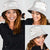 White Sunday Lotu Tamaiti Bucket Hat Polynesian Wave Pastel Nude - Polynesian Pride