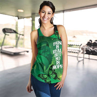 World Mental Health Awareness Month Women Racerback Tank Warriors Brave Strong Galaxy Vibes LT14 - Polynesian Pride