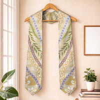 Yellow Palaka Hawaii Leis Graduation Stole Hawaiian-plaid Elegant Tropical Vibes - Polynesian Pride