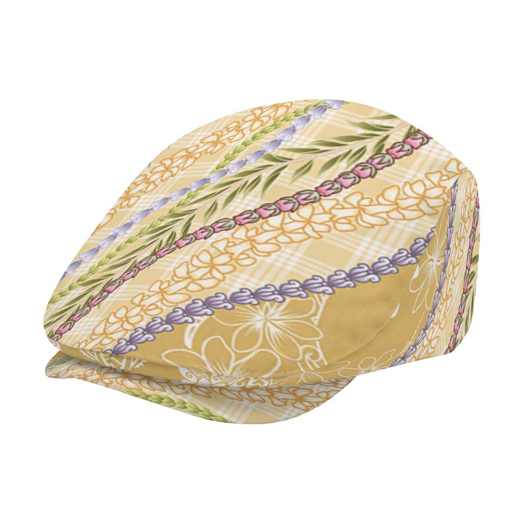 Yellow Palaka Hawaii Leis Jeff Hat Hawaiian-plaid Elegant Tropical Vibes - Polynesian Pride