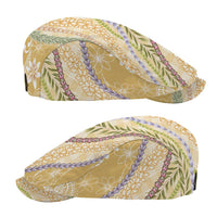 Yellow Palaka Hawaii Leis Jeff Hat Hawaiian-plaid Elegant Tropical Vibes - Polynesian Pride