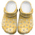 Yellow Palaka Quilt Hawaii Clogs Shoes Traditional Hawaii-plaid Pattern - Polynesian Pride