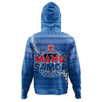 Manu Samoa Rugby Hoodie Coat of Arms - Polynesian Pride