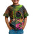 Cook Islands Polynesian Custom T Shirt Hibiscus and Banana Leaves - Polynesian Pride
