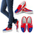 Samoa Flag Slip Ons - Polynesian Style Men White - Polynesian Pride