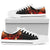 Guam Polynesian Low Top Shoe - Plumeria Flowers And Waves - Polynesian Pride
