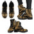 vanuatu Leather Boots - Polynesian Gold Chief Version - Polynesian Pride