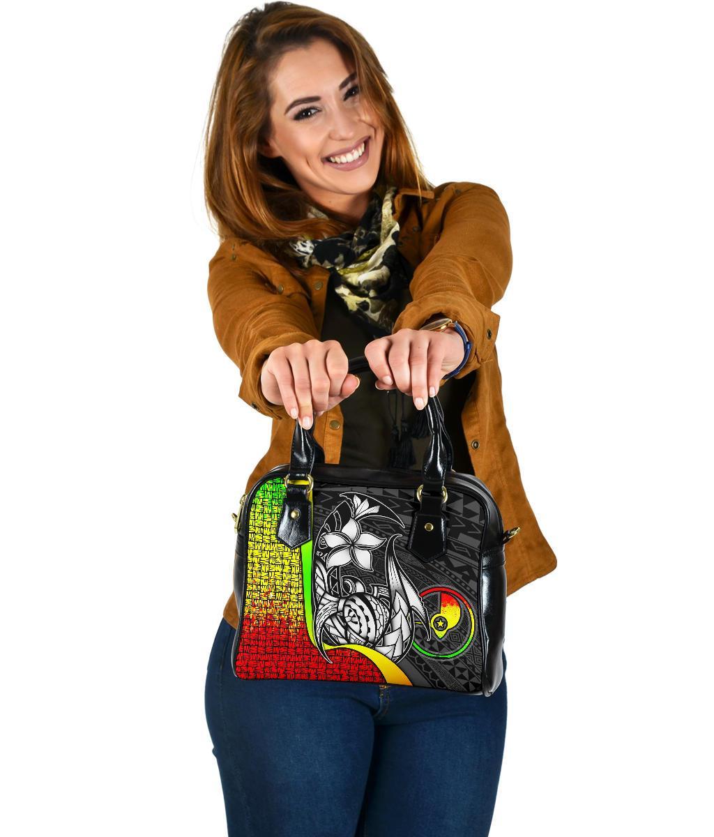 Yap Micronesia Shoulder Handbag Reggae - Turtle With Hook One Size Reggae - Polynesian Pride