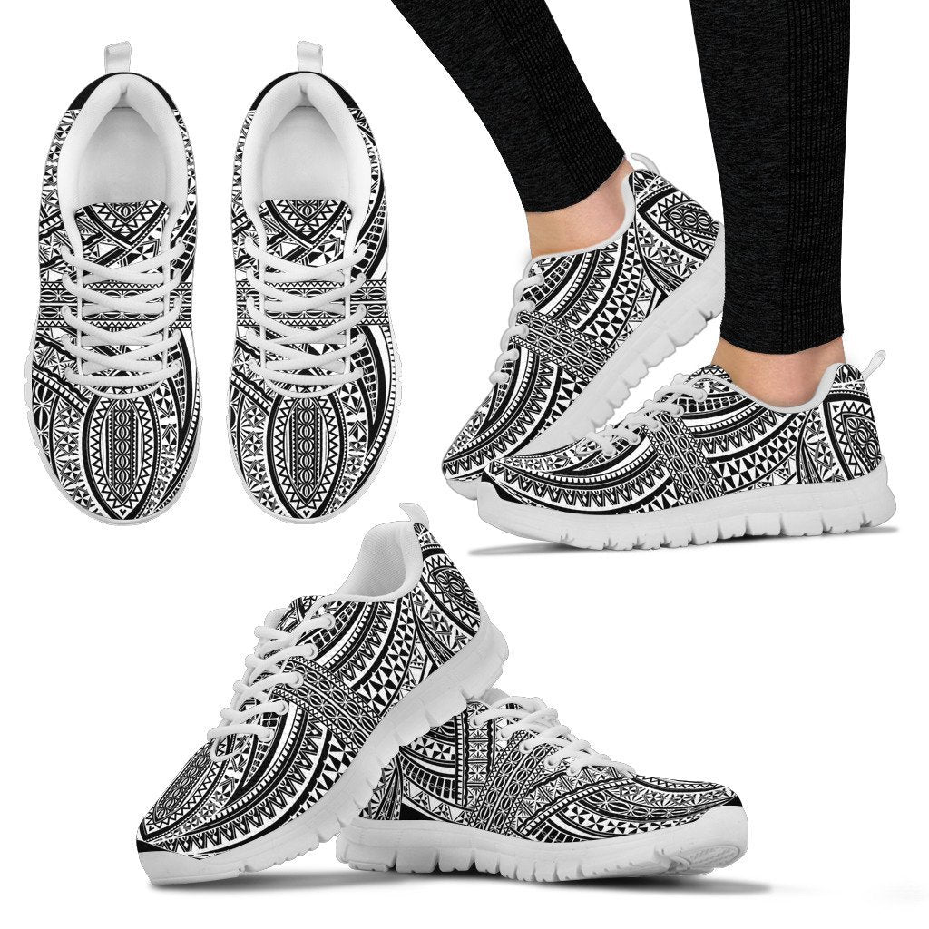 Polynesian Sneakers White Women's Sneakers - White - 4 White - Polynesian Pride