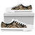 Wallis and Futuna Low Top Canvas Shoes - Gold Tentacle Turtle - Polynesian Pride