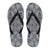 Polynesian Flip Flops Black And White - Polynesian Pride