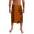Kakau Polynesian Tribal Orange Lavalava LT13 Orange - Polynesian Pride LLC
