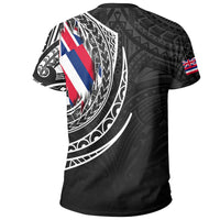 Polynesian Pride Tee Hawaii King Flag Polynesian T shirt Tity Style - Polynesian Pride
